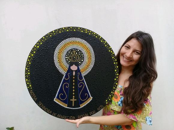Mandala Nossa Senhora de Aparecida 60cm