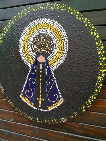 Mandala Nossa Senhora de Aparecida 60cm