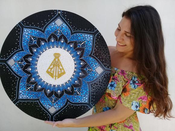 Mandala Nossa Senhora De Aparecida 60cm