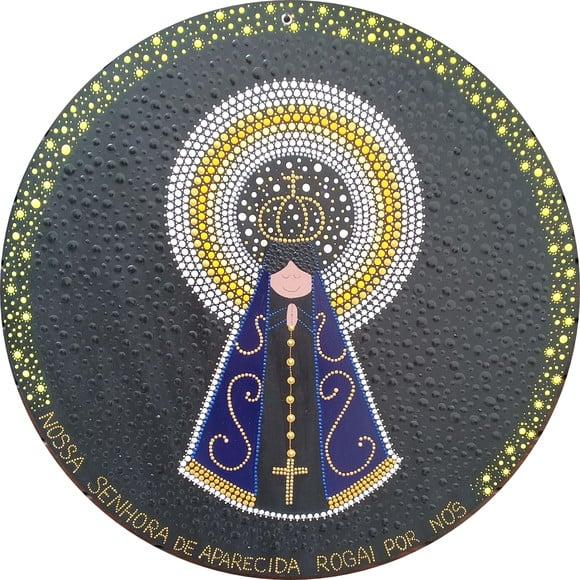 Mandala Nossa Senhora de Aparecida 60cm