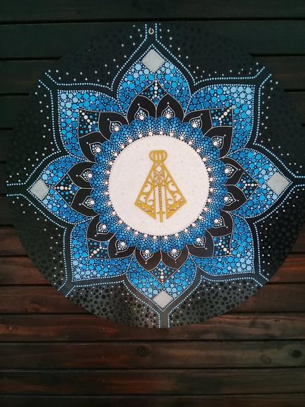 Mandala Nossa Senhora De Aparecida 60cm