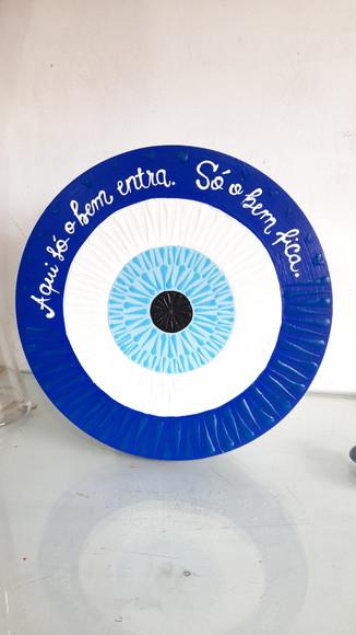Mandala Olho Grego 20cm