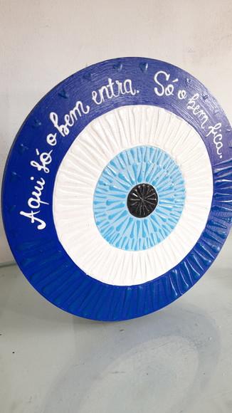 Mandala Olho Grego 20cm