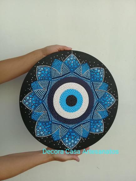 Mandala Olho Grego 30cm