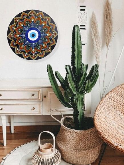 Mandala Olho Grego 40cm