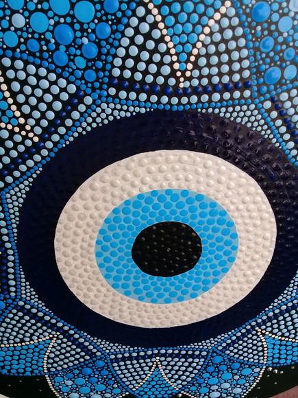 Mandala Olho Grego 35cm