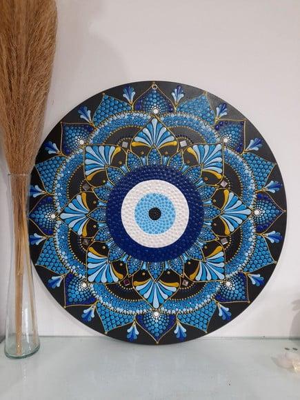Mandala Olho Grego 50 cm