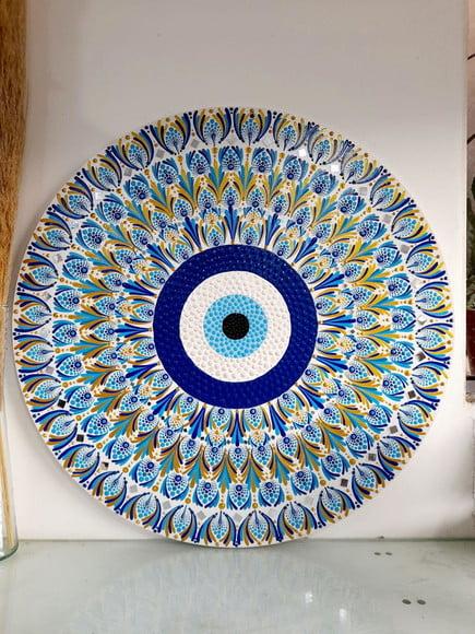 Mandala Olho Grego 50 cm