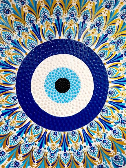 Mandala Olho Grego 50 cm