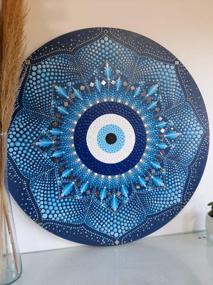 Mandala Olho Grego 50 cm