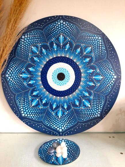 Mandala Olho Grego 50 cm