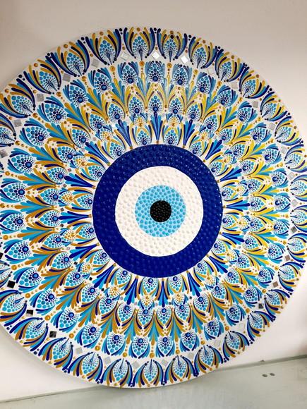 Mandala Olho Grego 60 cm