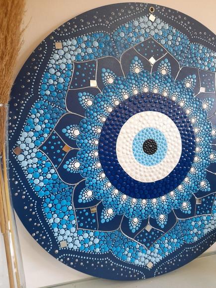 Mandala Olho Grego 60 cm