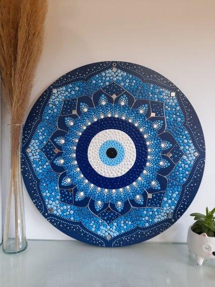Mandala Olho Grego 60 cm