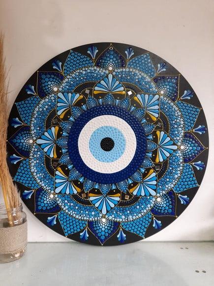 Mandala Olho Grego 60 cm