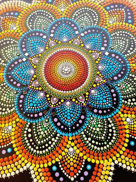 Mandala Personalizada 80cm Luz e Energia