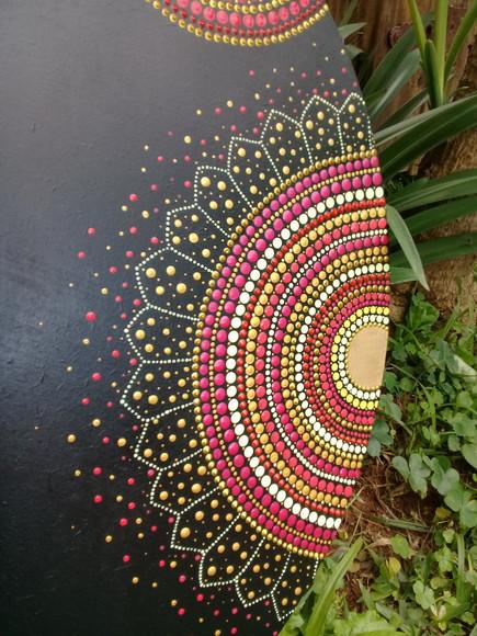 Mandala Rosto de Buda 60cm