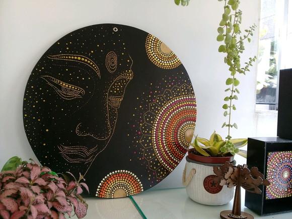 Mandala Rosto de Buda40 cm