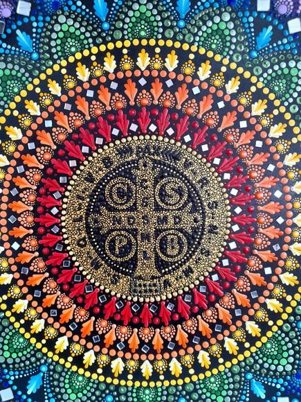 Mandala São Bento 50 cm
