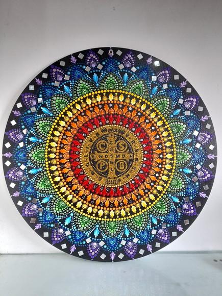 Mandala São Bento 50 cm