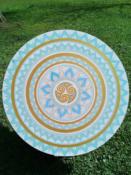 Mandala Triskle 60cm de Diâmetro