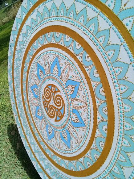 Mandala Triskle 60cm de Diâmetro