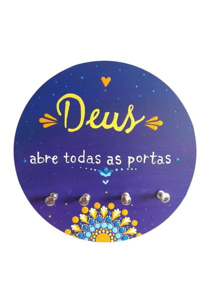Porta-chaves deus Abre Todas Asportas 20cm