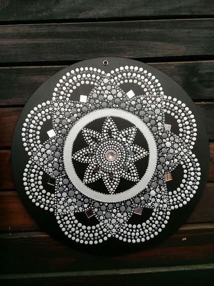 Trio de mandalas da paz e acolhimento 60cm, 30cm