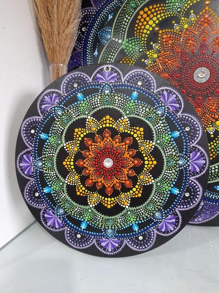 Trio Mandala dos Chakras 60cm +30cm