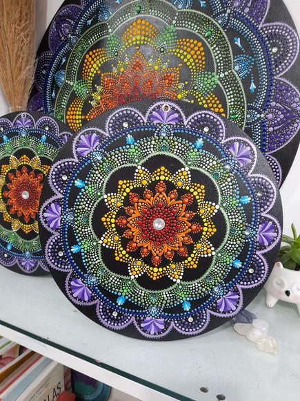 Trio Mandala dos Chakras 60cm +30cm