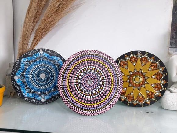 Trio Mandalas 20cm