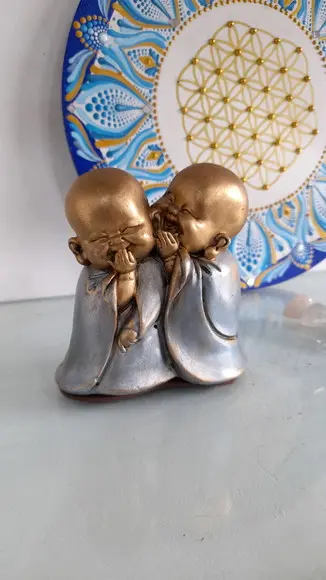 Budinhas Sábios Cochichando 10cm