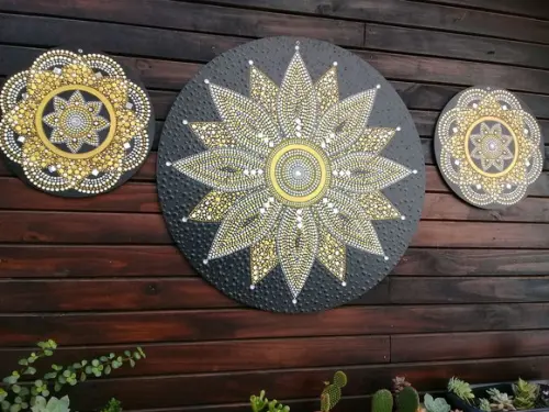 Conjunto 3 Mandalas 60cm, 30cm, 30cm