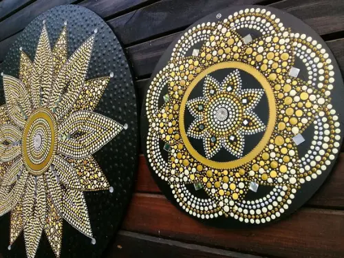 Conjunto 3 Mandalas 60cm, 30cm, 30cm