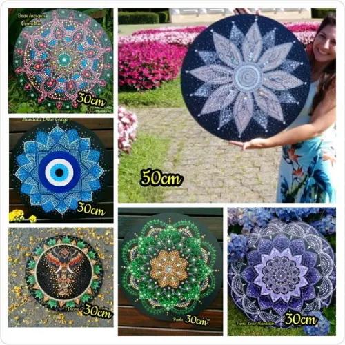 Conjunto 6 Mandalas 50cm, 30cm