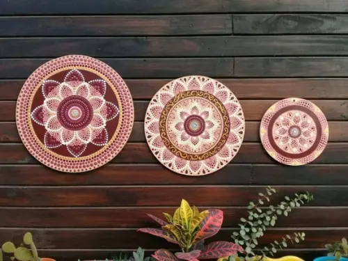 Conjunto Mandalas 35cm, 30cm E 20cm