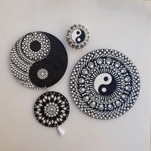 Conjunto Mandalas Yin Yang