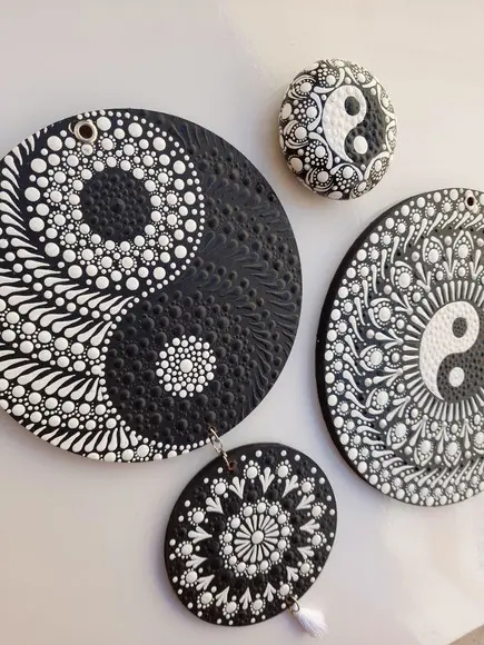 Conjunto Mandalas Yin Yang