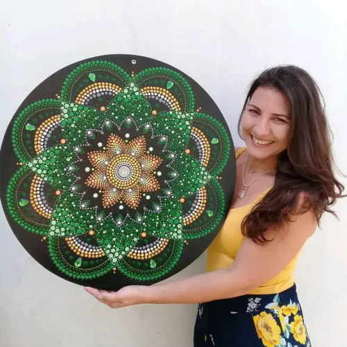 Dupla de Mandalas da Saúde e Renovação e Chakras 60cm
