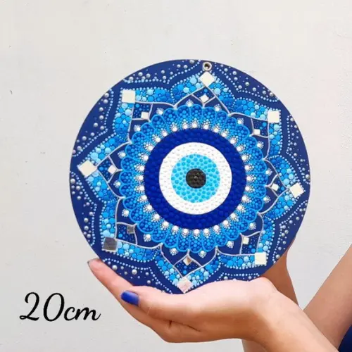 Dupla Mandala Arvore da Vida 60 Cm+olho Grego 20cm