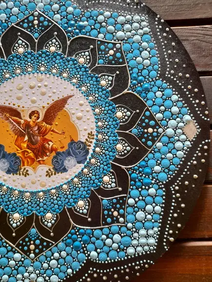 Mandala Arcanjo São Miguel 50cm