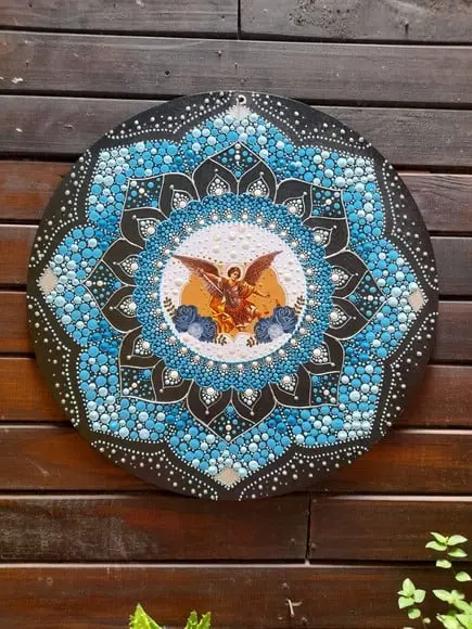 Mandala Arcanjo São Miguel 50cm