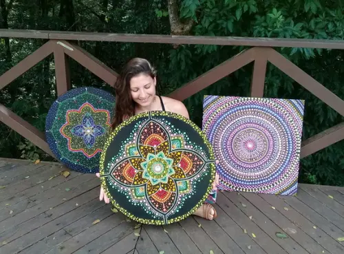Mandala Boas Energias 60cm