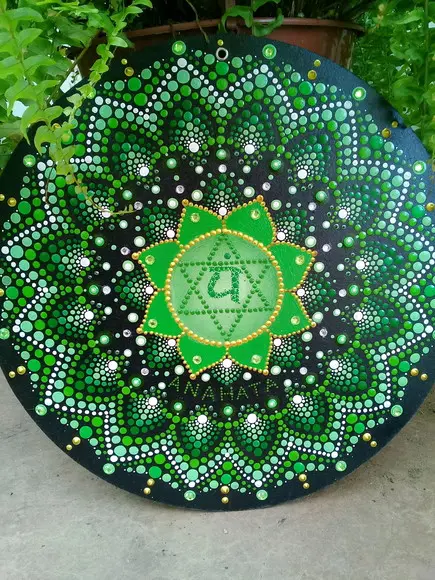Mandala chakra Anahata 30cm
