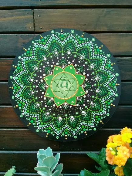 Mandala chakra Anahata 30cm
