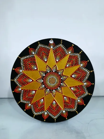 Mandala da Abundância Financeira 20cm