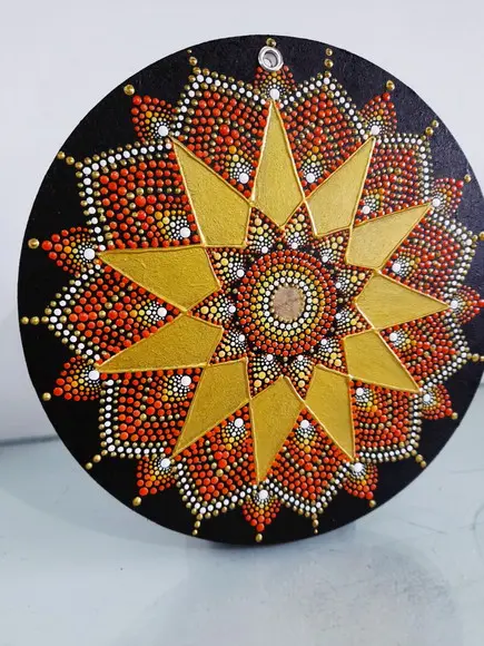 Mandala da Abundância Financeira 20cm