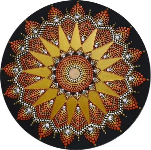 Mandala da Abundância Financeira 30cm