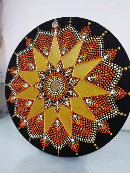 Mandala da Abundância Financeira 20cm