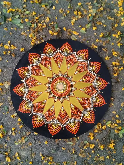 Mandala da Abundância Financeira 40cm de Diâmetro